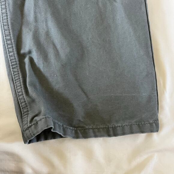 Eddie Bauer Green Grey Jean Pant Trouser Men's Sz 36x34 Tall - Picture 4 of 9